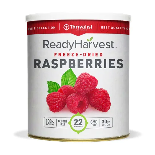 Vista 13 de Ready Harvest Alimentos deshidratados - Chips de manzana Alimentos de emergencia Kits de campamento y supervivencia Lata #10 Vida útil de 25