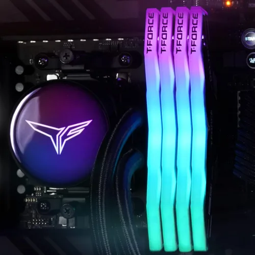 Vista 6 de TEAMGROUP T-Force Delta Alpha RGB DDR5 Ram 32 GB Kit (2 x 16 GB) 5600 MHz (PC5-44800) CL40 Intel XMP 3.0 y AMD Expo Módulo de memoria de escritorio