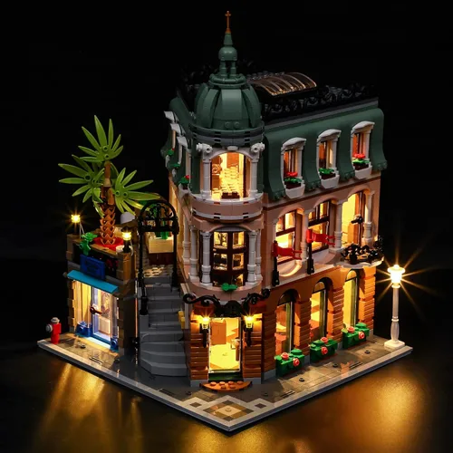 Vista 4 de LIGHTAILING Kit de iluminación LED para Lego Boutique-Hotel - Juego de luces LED compatibles con el modelo Lego