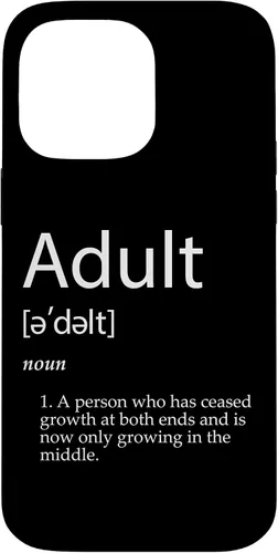 Vista 21 de Funny Adult Definition Joke for Parents Dad Mom Adults Case for iPhone XR