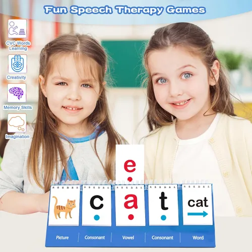 Vista 4 de CVC Word Games - Juegos de fonética, palabras de vista, tarjetas flash para jardín de infantes, preescolar jardín de infantes de primer y segundo