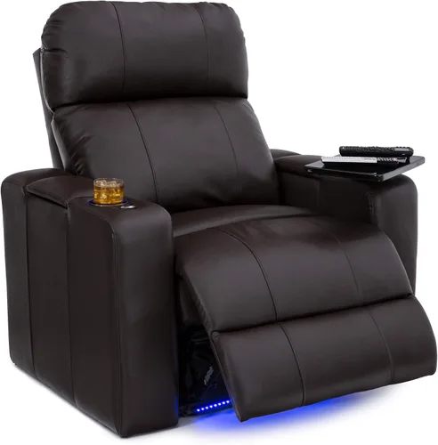 Vista 15 de Seatcraft Julius - Asiento de cine en casa (2 unidades), color negro
