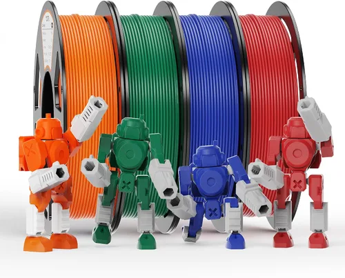 Vista 49 de Paquete de filamento PLA de 0.069 pulgadas, 8 colores vibrantes, apto para Pla Bundle-250gx8-112020006