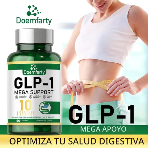 Vista 5 de Suplemento GLP-1, GLP-1 Activate con 10 mil millones de probióticos de múltiples cepas UFC. Producción naturalmente GLP1, cápsulas probióticas GLP-1