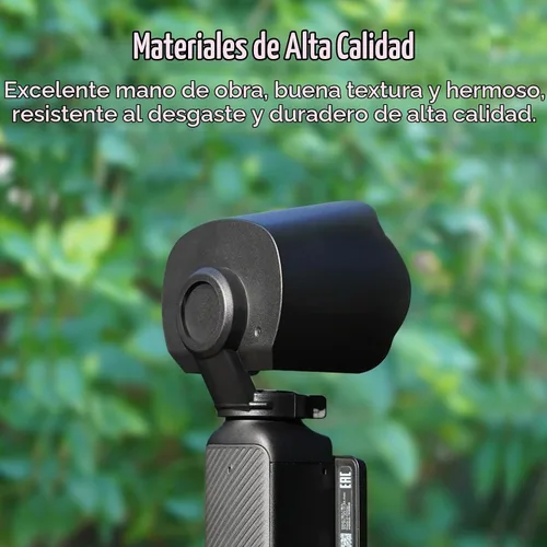 Vista 6 de Parasol para lente de cámara DJI Osmo Pocket 3, PULUZ Parasol cubierta protectora para DJI Osmo Pocket 3 Accesorios