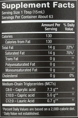 Vista 3 de Nutiva - Aceite MCT orgánico, sin sabor, 32 oz, USDA orgánico, sin OMG, sin BPA, Aprobado Whole 30, vegano, sin gluten y keto, 14 g de MCT por