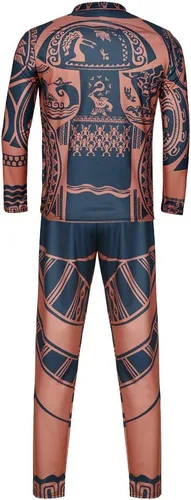 Vista 7 de Maui Tattoo Cosplay CostumePants Halloween Cosplay Costume Maui Costume Adult Men