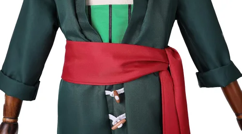 Vista 3 de US Men's Adult Green Kimono Cosplay Costume