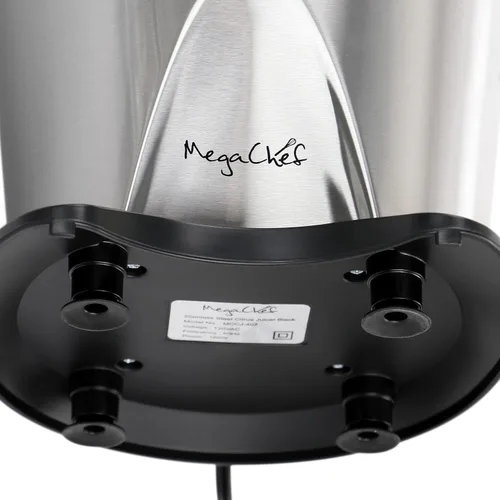 Vista 6 de MegaChef Exprimidor eléctrico de cítricos de acero inoxidable