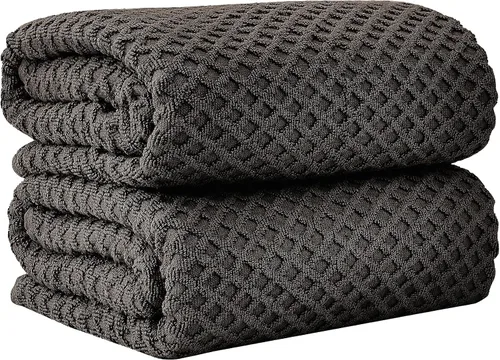 Vista 36 de Great Bay Home - Toallas de mano 100% algodón blanco, 6 toallas de baño suaves para manos, altamente absorbentes y de secado rápido, colección 01