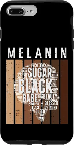 Vista 9 de Funda de regalo para iPhone 14 Melanina Sugar Black Queen Afro African Pride BHM