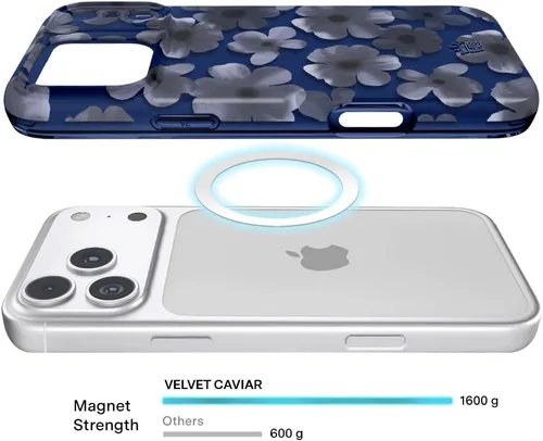 Vista 341 de VELVET CAVIAR Funda para iPhone 15, compatible con MagSafe, probada contra caídas de 10 pies, fundas protectoras de diseño, leopardo color rosa