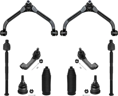 Vista 194 de Detroit Axle - Kit de suspensión delantera de 10 piezas para Chevrolet Trailblazer GMC Envoy 2004-2007 2005 2006 Soportes de brazo de control