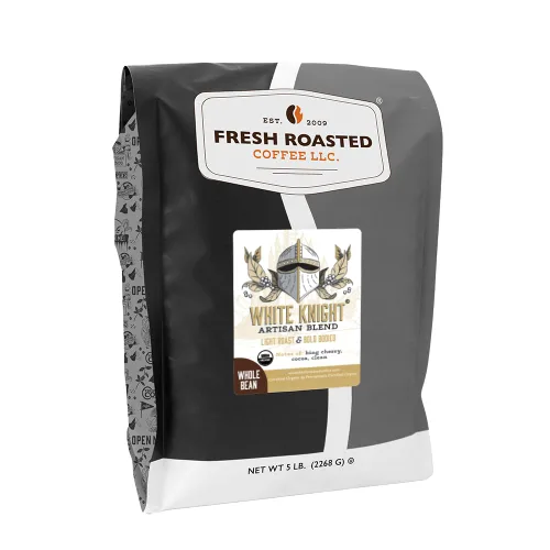 Vista 57 de Fresh Roasted Coffee, Blackbeard's Revenge, 12 onzas, tostado medio, Kosher, grano entero