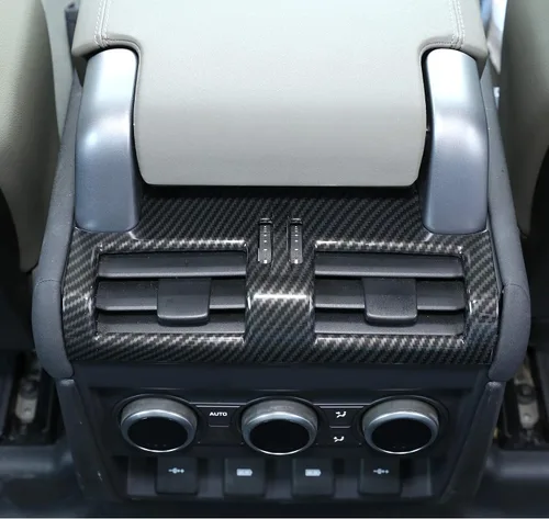 Vista 4 de Cubierta de marco de ventilación de aire acondicionado para interior de automóvil ABS para Land Rover Defender 90 110 130 2020-2021 Accesorios