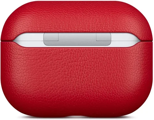 Vista 3 de Lopie Estuche de cuero para AirPods Pro de segunda generación - Rojo, unisex