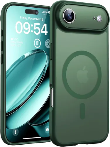 Vista 83 de TOCOL Funda para iPhone 11, compatible con Magsafe, protección completa de cámara, imanes integrados, protección contra caídas, funda translúcida