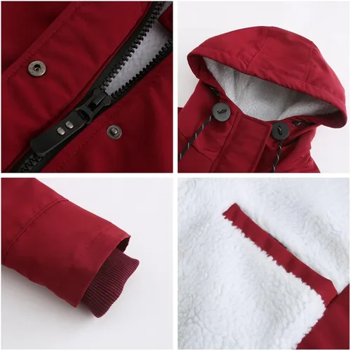 Vista 5 de Abrigos de invierno para mujer, ropa de punto, camisas con bolsillos, abrigos de otoño, chaquetas de suéter y gabardina