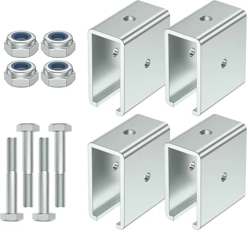 Vista 12 de SKTREX Conector de canal de puntal extendido para montaje en canal de puntal de 1-5/8" de ancho y 1-5/8" de altura