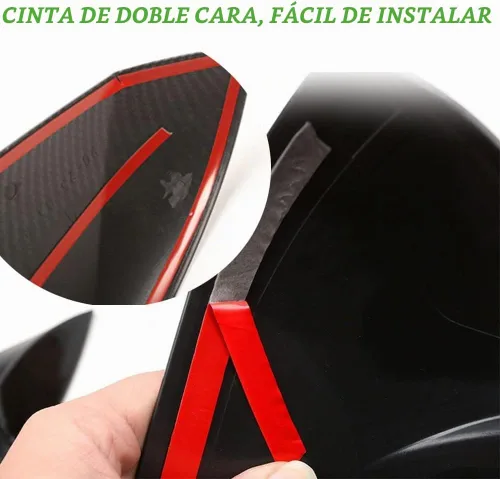 Vista 6 de Estilo de Coche ABS Puerta Cuerno de Buey Espejo Retrovisor Carcasa Cubierta Tapas Moldura Accesorios de Decoración Exterior Para Toyota Corolla