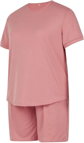 Vista 3 de Conjunto deportivo de verano de 2 piezas para hombre camisetas de manga corta y pantalones cortos conjunto deportivo