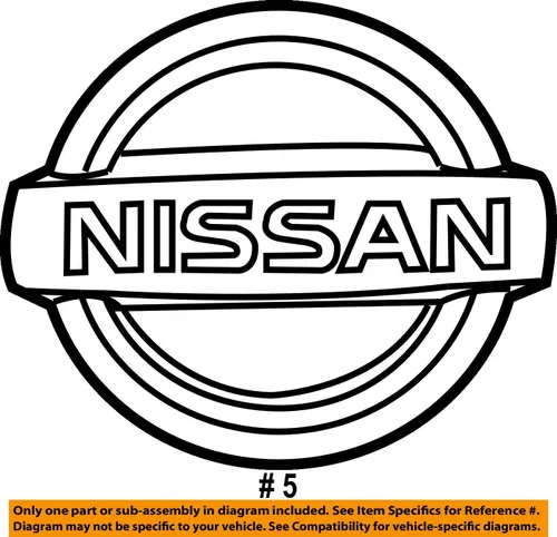 Vista 3 de Emblema original de Nissan 62890-EM30A
