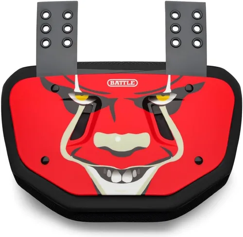 Vista 44 de Battle Sports Placa de espalda de fútbol novedosa – Protector de espalda inferior de carcasa dura con espuma contorneada para protección de alto