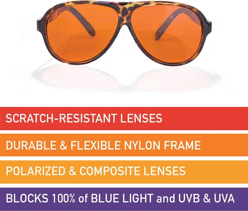 Vista 6 de demi-tortoise Aviator Polarizadas blublockers