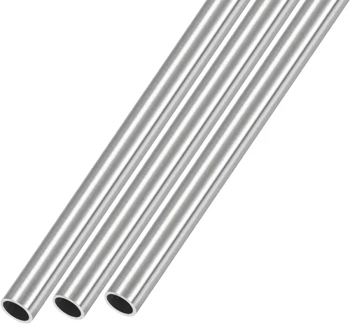 Vista 26 de METALLIXITY Tubo de acero inoxidable 304 (0.079 in de diámetro x 0.006 in de pared T x 9.843 in de largo), 3 piezas, tubo recto - para muebles