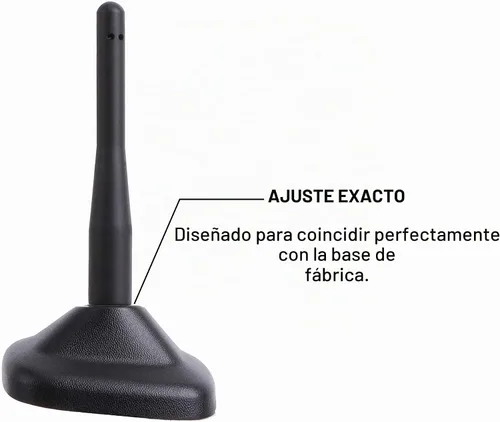Vista 7 de VOFONO - Antena corta compatible con Mini Cooper 2000-2025, accesorios para Mini Cooper, mástil de antena de 11.4 cm de reemplazo