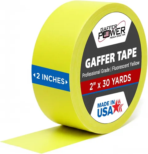 Vista 21 de Gaffer Power - Cinta adhesiva que brilla en la oscuridad, 1 pulgada x 15 pies, fabricada en Estados Unidos Brillan en la oscuridad