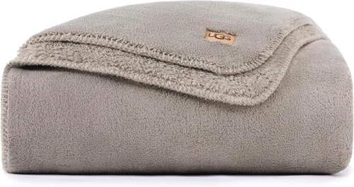 Vista 11 de UGG Whitecap Queen - Manta de forro polar de felpa, 90 x 90 pulgadas, color Se adapta a camas de tamaño Queen y Matrimonial, suave forro polar