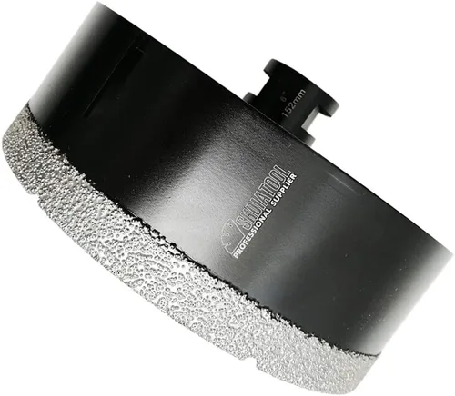 Vista 21 de SHDIATOOL Brocas de núcleo de diamante, 2 unidades de 1/4 de pulgada para porcelana, cerámica, ladrillo, ladrillo al vacío, sierra de agujero