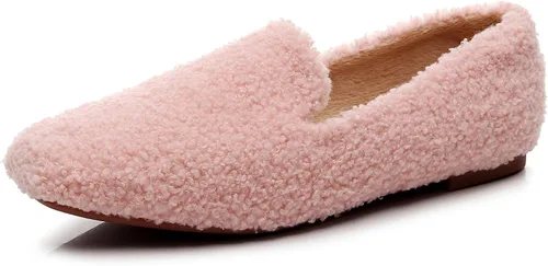 Vista 12 de VenusCelia - Zapatos tipo flats de mujer Serenity Beige Peludo