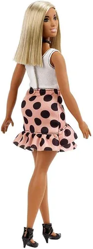 Vista 15 de Muñeca Barbie Extra y accesorios con aspecto brillante, cabello de fantasía rosa y morado y gorro de neón con cachorro mascota Blanco