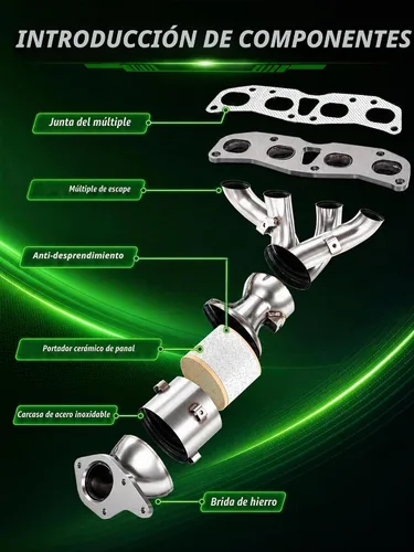 Vista 4 de Kit de convertidor catalítico frontal de alto flujo de ajuste directo para Nissan Altima 2007 2008 2009 2010 2011 2012 2013 2.5L Reemplaza 674-933