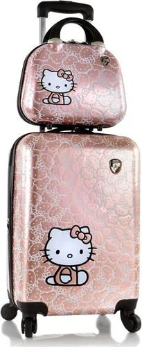 Vista 6 de Hello Kitty - Juego de 21 pulgadas de equipaje y estuche de belleza para niños (2 unidades)