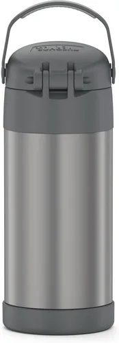 Vista 3 de THERMOS FUNTAINER - Botella de 12 onzas, gris y Funtainer - Frasco de 10 onzas para alimentos, color gris