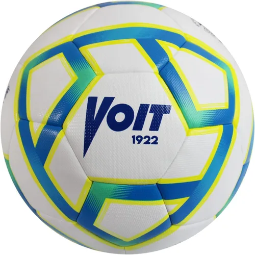 Vista 2 de Voit Balón de Fútbol Nº 5 Liga MX Apertura 2022, Blanco, Amarillo y Azul: Fusión de Innovación y Pasión, Perfecto para entusiastas del fútbol