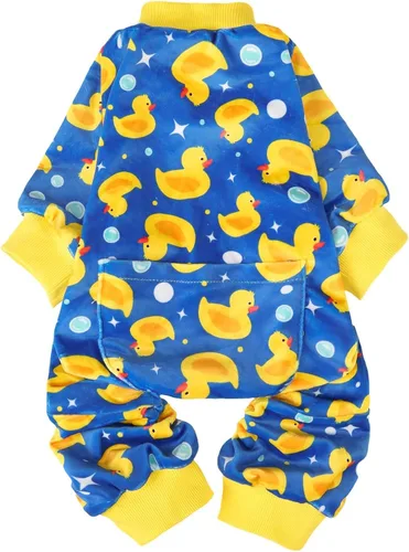 Vista 17 de PUPTECK - Pijamas de forro polar suave para perros pequeños y medianos, mono para perros, suéteres para cachorros, ropa de mascotas, mono de Negro