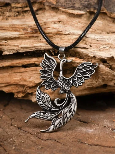 Vista 2 de HAQUIL Collar con colgante de tótem de animales de la naturaleza antigua, regalo de joyería para mujeres