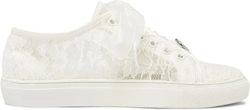 Vista 7 de JIAJIA 8832 Zapatos de boda Zapatillas de novia Zapatos de tenis de novia Zapatos de tenis de encaje