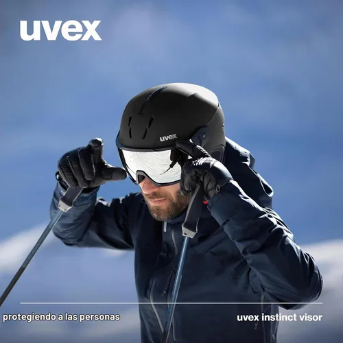 Vista 7 de uvex Instinct Visor - Adjustable ski & Snowboard Helmet with Integrated Visor for Women & Men