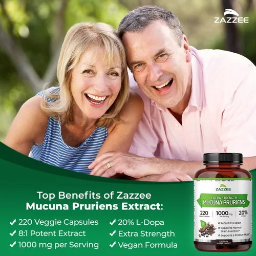 Vista 3 de Mucuna Pruriens L-Dopa Extra Strength