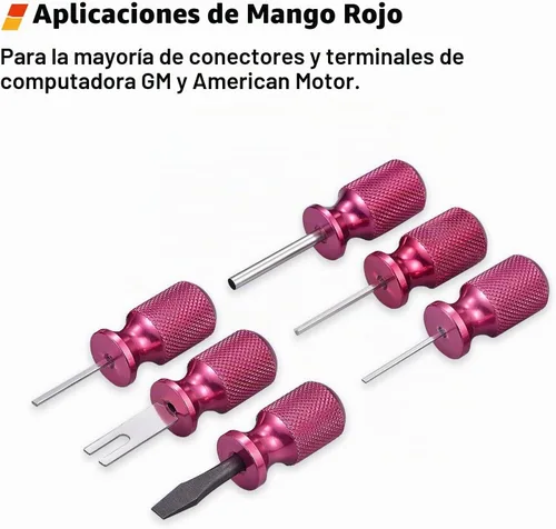 Vista 5 de EWK Kit de herramientas de extracción de terminales eléctricos de cable