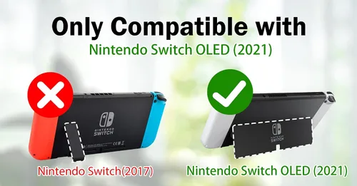 Vista 2 de Xcitifun Diseñada para Switch OLED, funda de TPU OLED para niñas y niños, linda carcasa protectora Kawaii compatible con Switch OLED Controller