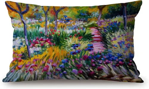 Vista 20 de Solekla Funda de almohada lumbar de flamenco rosa de 12 x 20 pulgadas, decorativa, para dormitorio, sala de estar, piñas y hojas exóticas, funda