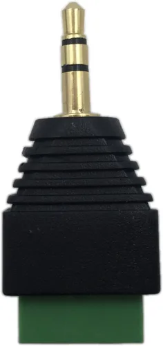 Vista 5 de CERRXIAN 0.138 in 3 polos audio estéreo vídeo macho a 3 tornillos hembra doble pista reemplazo auricular adaptador convertidor Balum sin soldadura