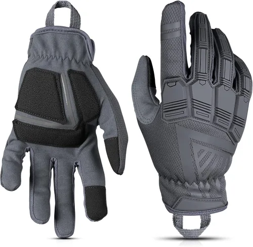 Vista 8 de Glove Station - Guantes de protección de impulso para hombre - Guantes de trabajo para pantalla táctil ideales para deportes y exteriores
