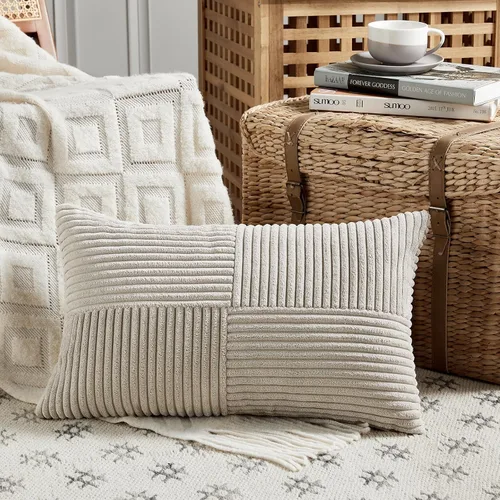Vista 47 de Fancy Homi - Paquete de 2 fundas de almohada decorativas de color verde oliva pequeñas de 12 x 12 pulgadas para sala de estar, sofá, cama